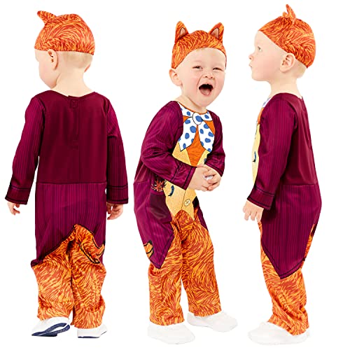 Disfraz de Fantastic Mr Fox comodo para evitar rozaduras en bebes de 3 a 36 meses 5