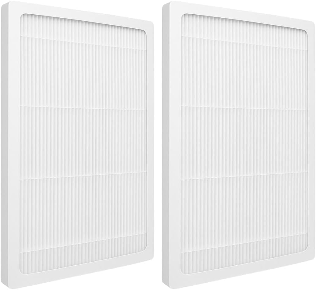 Nispira FAPF02 FAPF024 True HEPA Filter Replacement Compatible with 3M Filtrete FAP02 FAP01-RMS FAP02-RMS Ultra Quiet Air Cleaning Purifiers, 2 Pack