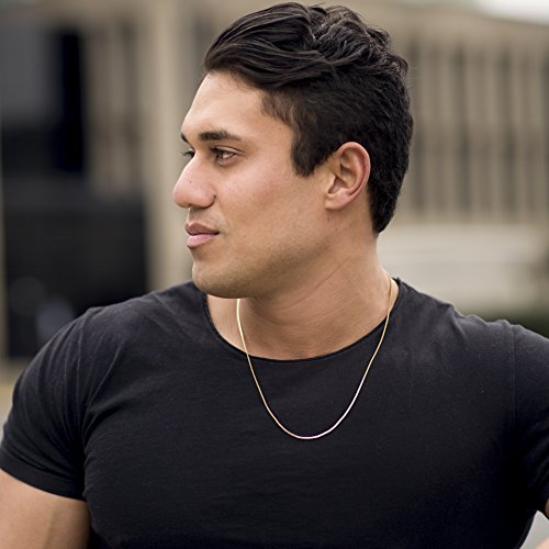 Lifetime Jewelry 1.4Mm Box Chain Necklace For Women And Men 24K Real Gold Plated (18 Inches, Gold) #TOP2