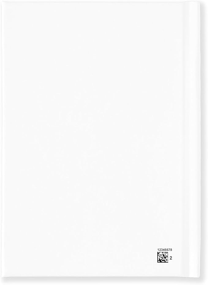 Diario personal de tapa dura CaféPress blanco 5.75x8 in miniatura 4