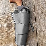 [PU-Lederholster]: Das Holster besteht aus hochwertigem Kunstleder, das speziell für die Anpassung an verschiedene Waffen entwickelt wurde.