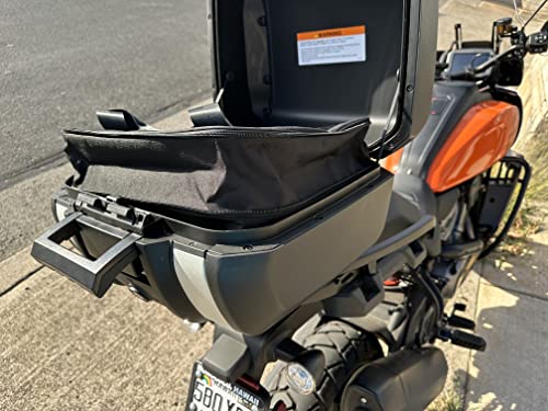 Bolsa interior para baúl superior de motocicleta Bestem compatible con Harley Davidson Pan America, negra miniatura 2