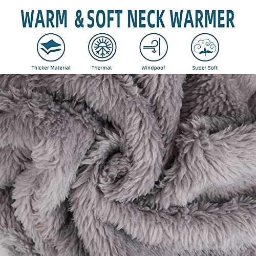 Image of JANGANNSA Fleece Kids Scarf - Warm Winter & Autumn Neck Warmer for Boys & Girls 1-6Y