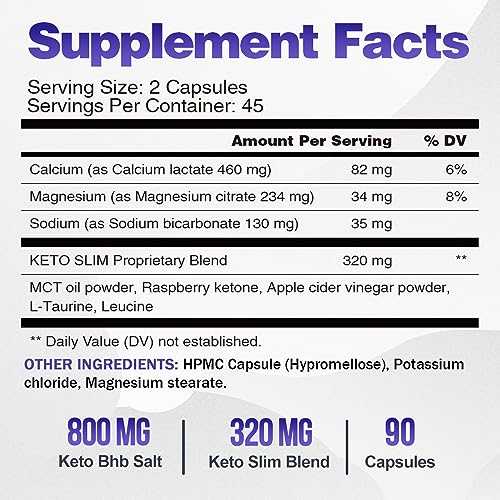 Strength Keto Pills + ACV for Men & Women - Exogenous Ketones Keto Supplements for Mental Clarity & Focus - Keto Burn - Free Energy for Muscle - Key to Keto Diet - Ketosis Support - 45 Days Supply - Image 7