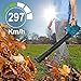 Waitley Laubbläser für makita akku 18V (297 km/h Luftgeschwindigkeit,leistun... Drehzahlregelung, ohne Akku und Ladegerät)