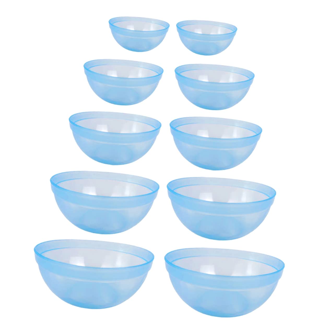 PLAFOPE Facial Essentials Estheticians 10pcs Salon Mask Bowl Beauty Supply Random Color