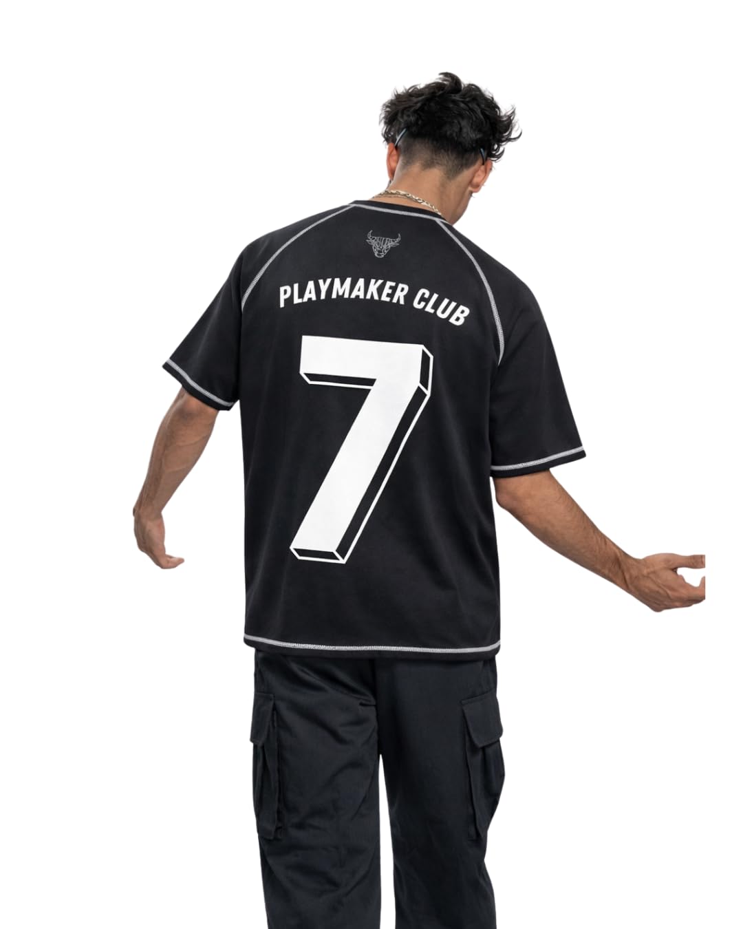 IPL Fan Edition Cricket Jersey for Men | Black Supporter Jersey | Player Style Sports T-Shirt | Dry Fit Breathable Cricket Tshirt | Number 7-image-17