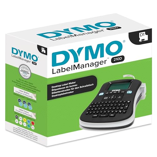 image for DYMO Desktop Label Maker | LabelManager 210D All-Purpose Portable Labe