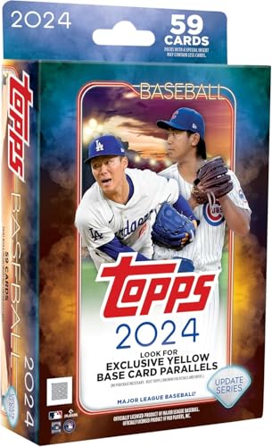 2024 Updates Series Baseball Hanger Box, 59 Cards Per Box
