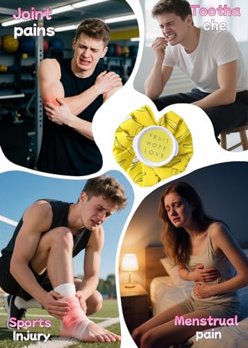 Image of Hot and Cold Reusable Ice Bag for Sport Injuries Ice Pack for Injuries, Hot & Cold Therapy, Teeth Pain Cold Pack, Headaches Cold Ice Bag Hot Cold Therapy for Head Shoulder Back Knee 2PCS