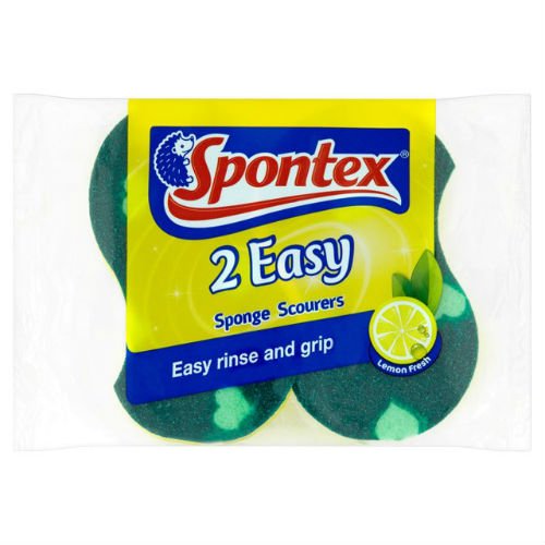 Spontex Facile éponge grattante Lot de 2 Étui de 6