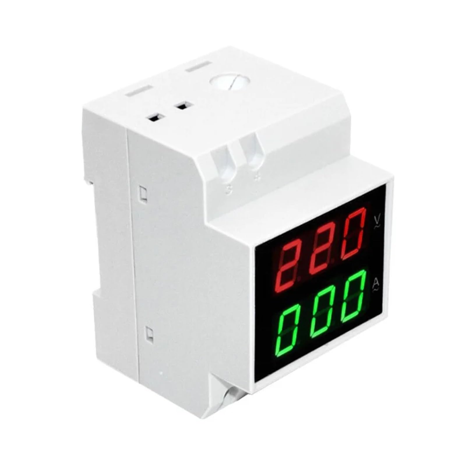 Wyświetlacz LED na szynie DIN Woltomierz Amperomierz Wbudowany transformator AC80-300V 200-450V 0-100A Miernik napięcia i prądu na panelu (AC200-450V 0,2-99,9A)