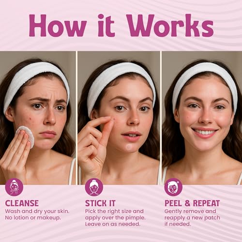 420 Pcs Hydrocolloid Pimple Patch Bundle – 280 Pink Star Acne Patches with Salicylic Acid, Tea Tree & Centella (3 Sizes) + 140 Large Pimple Patches for Face & Body