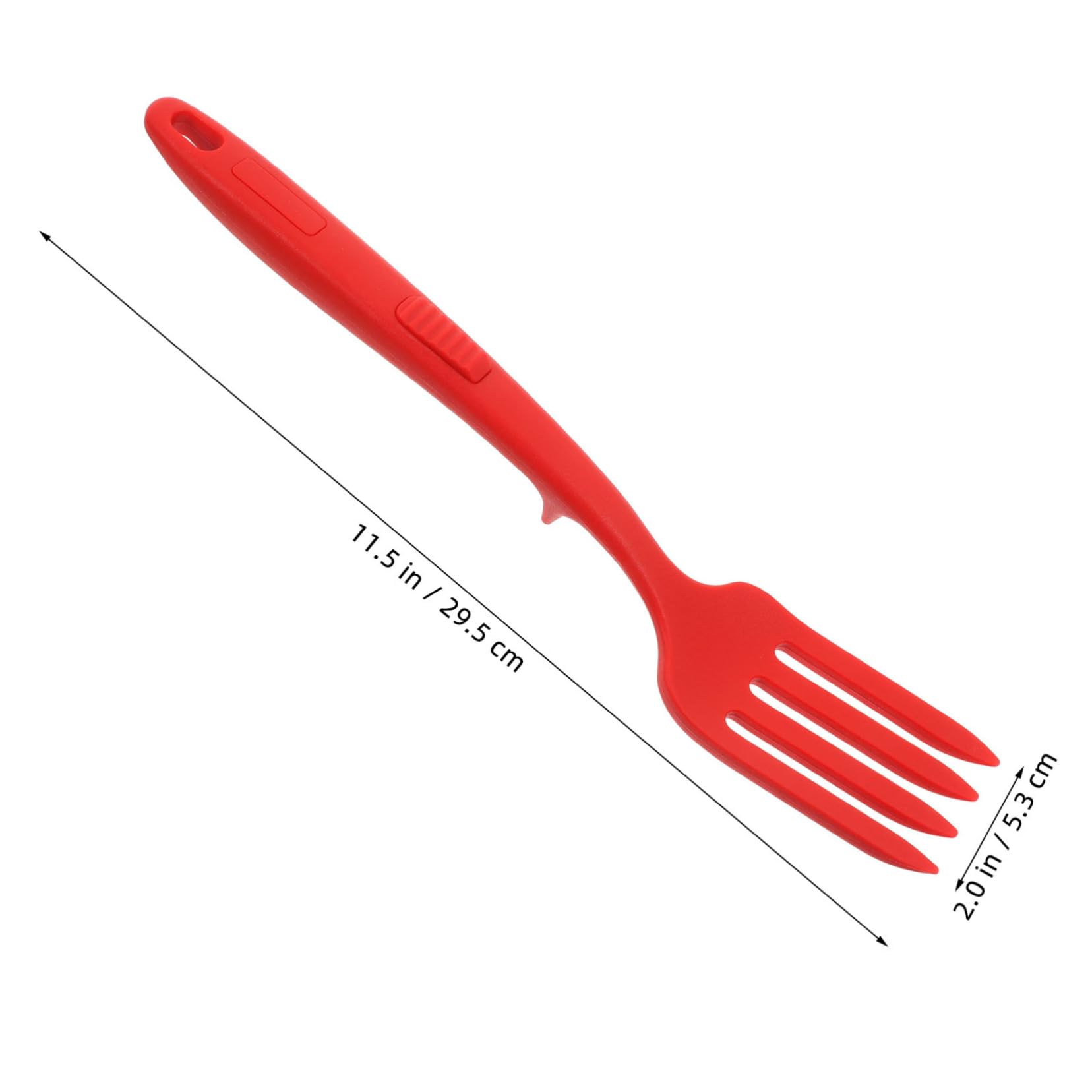 CONGARTENO Sturdy Silicone Forks Set of 4 for Stirring Cooking Pasta and Noodles Heat Resistant