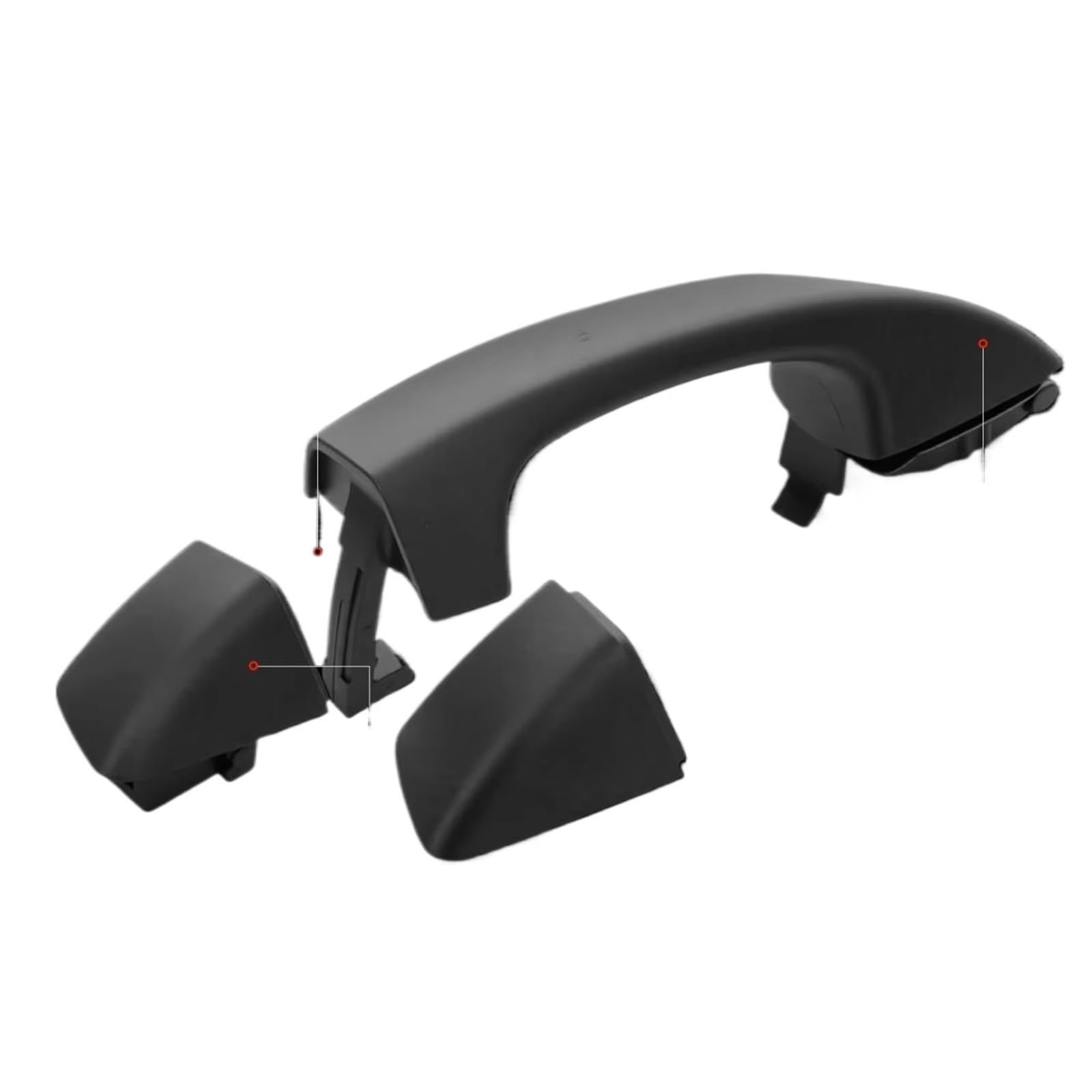 Byskjz One Color Car Exterior Door Handle For Vw For Touareg For 7P5 For 7P6 2010-2018 7P6837205bgru 7P6837879gru 7P6839167agru Frankberg 1X Exterior Left Door Handleb