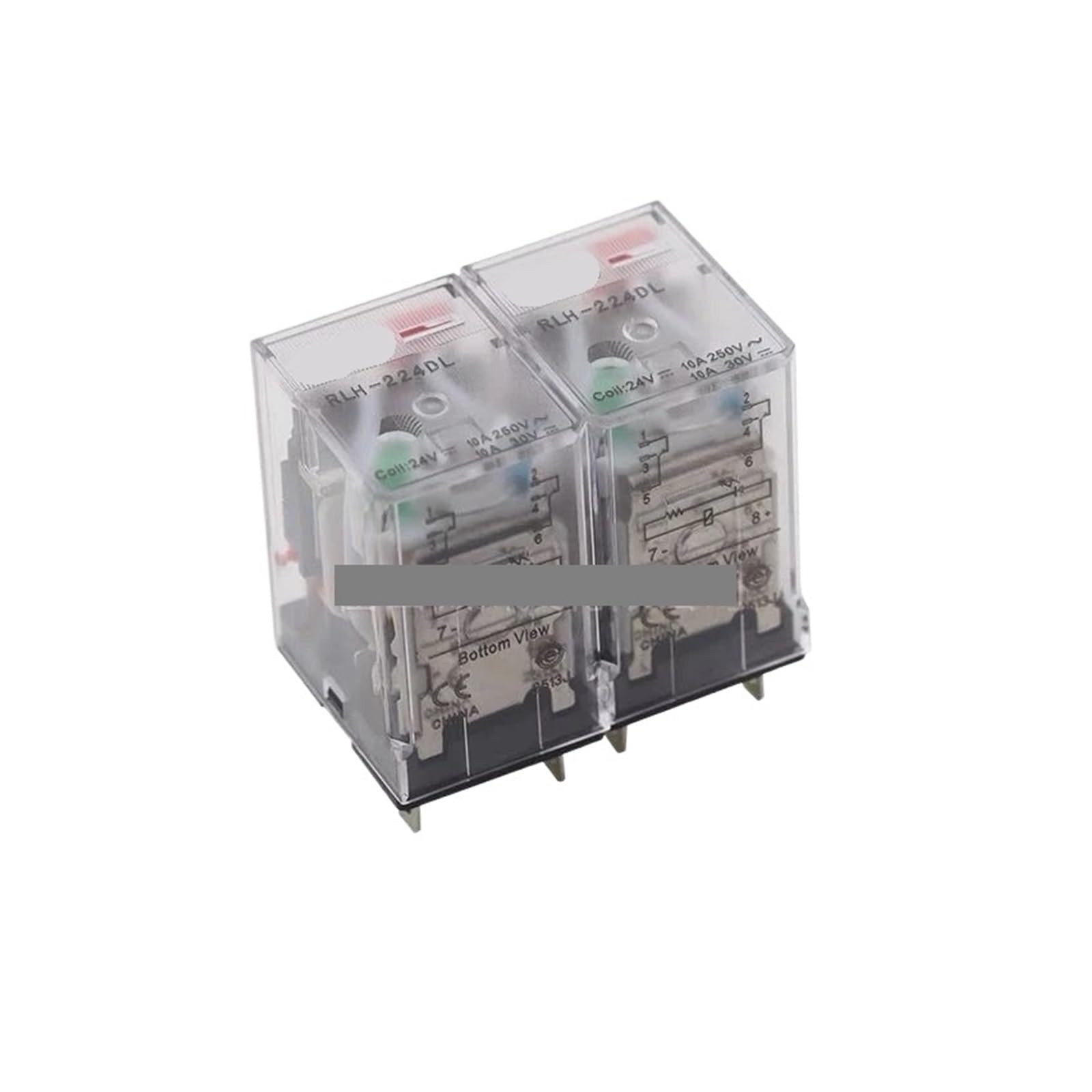 ICXLPMC 1Pcs Relay RLH-224DL 8PiN 10A 24VDC