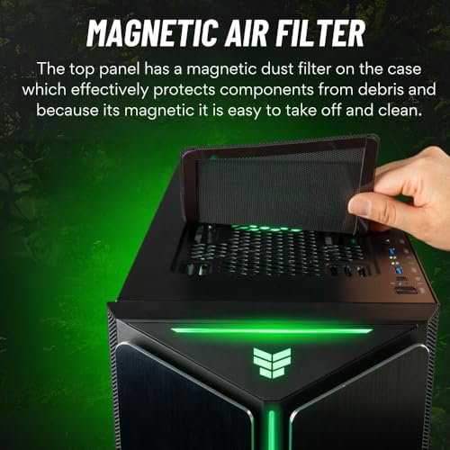 Image of Mantis V2 - RX 9070 XT, AMD Ryzen 9 9950X3D Processor, 32GB DDR5 RAM, 2TB NVMe Gen4 SSD, Gaming Desktop PC, WiFi 7 + BT, RGB Gamer Keyboard+Mouse, 3X DP, HDMI, Windows 11 Pro - Best Prebuilt Computer