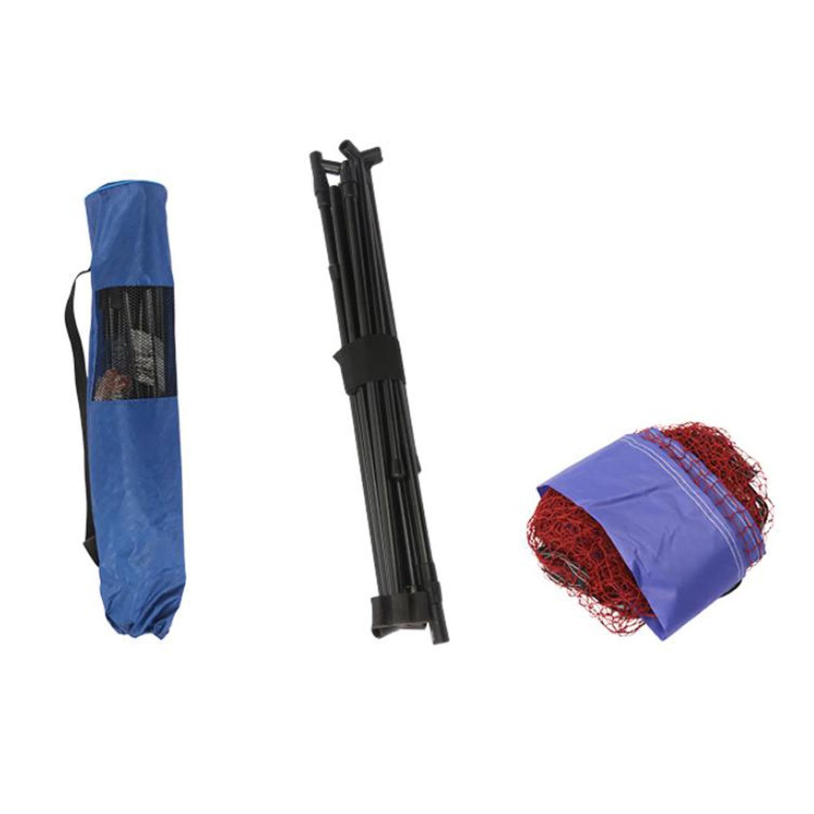 Fenteer Set Rete Badminton con Borsa per Tennis E Pickleball