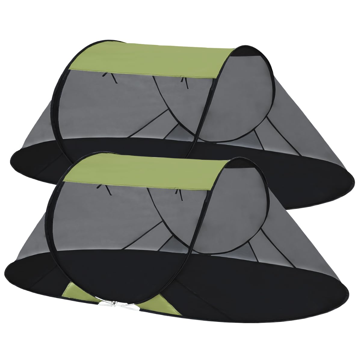 Akiky Pop Up Mosquito Tent for Camping,1 Person Camping Tent with Bug Screen Tent,Mosquito Net Foldable Portable for Adults Kids