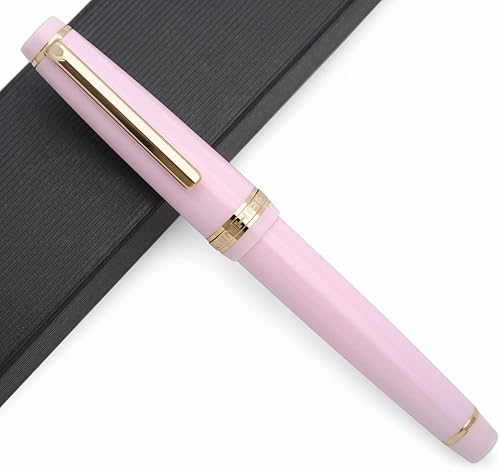 JINHAO 82 - Pluma estilográfica con clip dorado (punta F 0.020 in, rosa) disponible en Yaxa Costa Rica