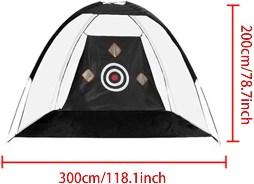 YOT Golf Practice Net with Cut Rod Hole 78.755.1'' and 11878.7'' Golf Hitting Nets Driving Net Range Golf Training Aids Home Driving Range Golf with Carry Bag Suit for Indoor Outdoor Backyard : Sports & Outdoors