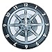 Wakauto Garage Wall Clocks Tire Rim Clock Silent Rubber Gear Decorative Clock 3D Wheel Shaped Wall Clock for Automotive Mechanic Shop Man Cave Car Enthusiasts Boys Bedroom