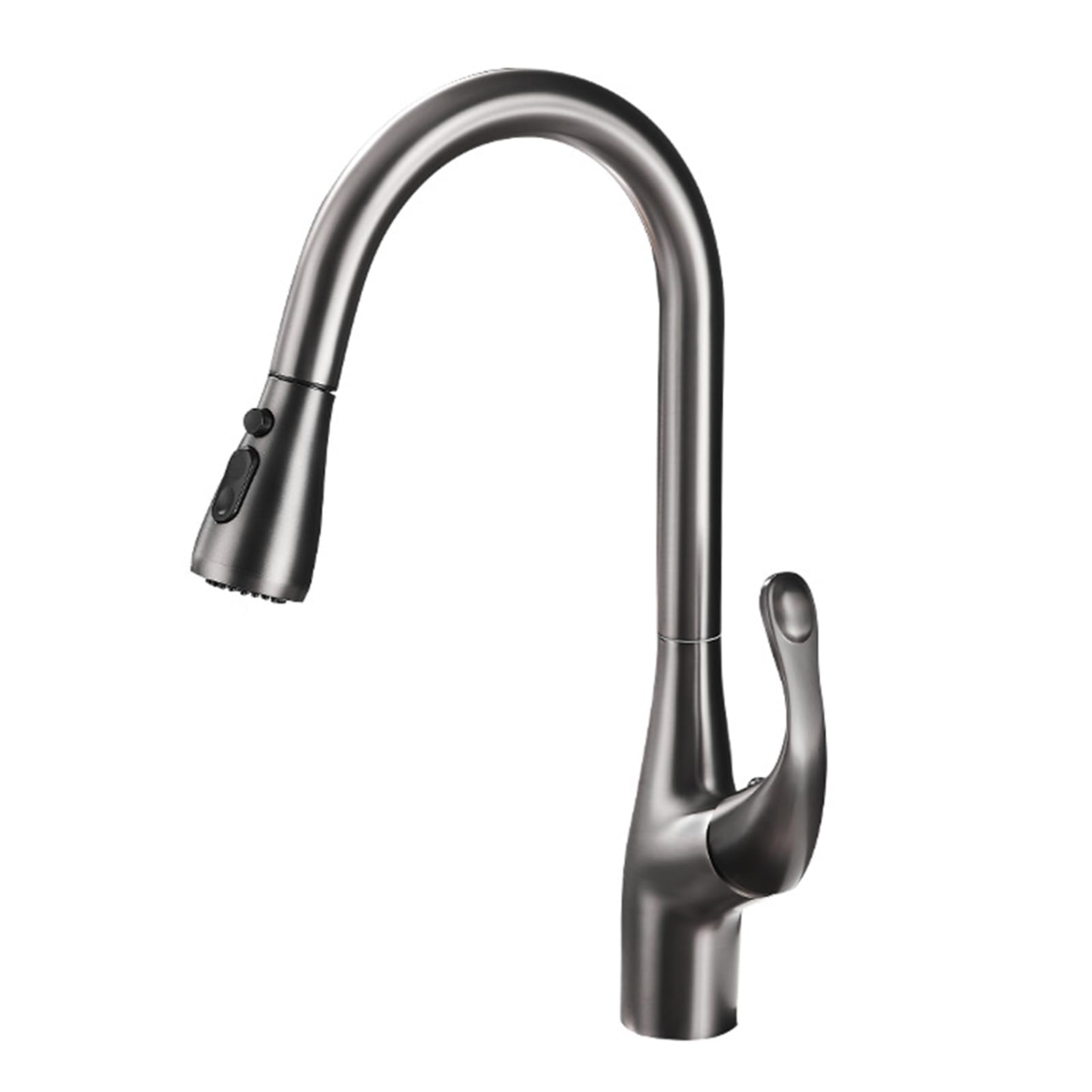 ZYCHSJXA Kitchen Mixer Tap with Pull Out Spray 360° Swivel Sink Taps for 2 Modes Single Hole,Grey