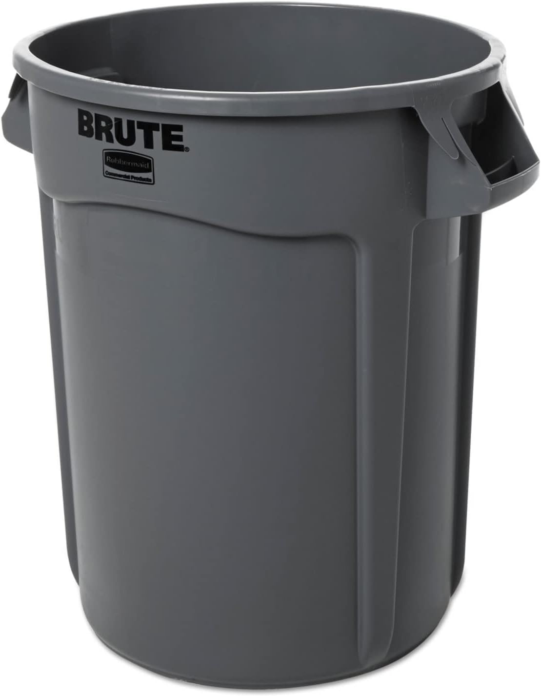 Rubbermaid Commercial 263200GY Round Brute Container Plastic 32 gal Gray (One Pack)