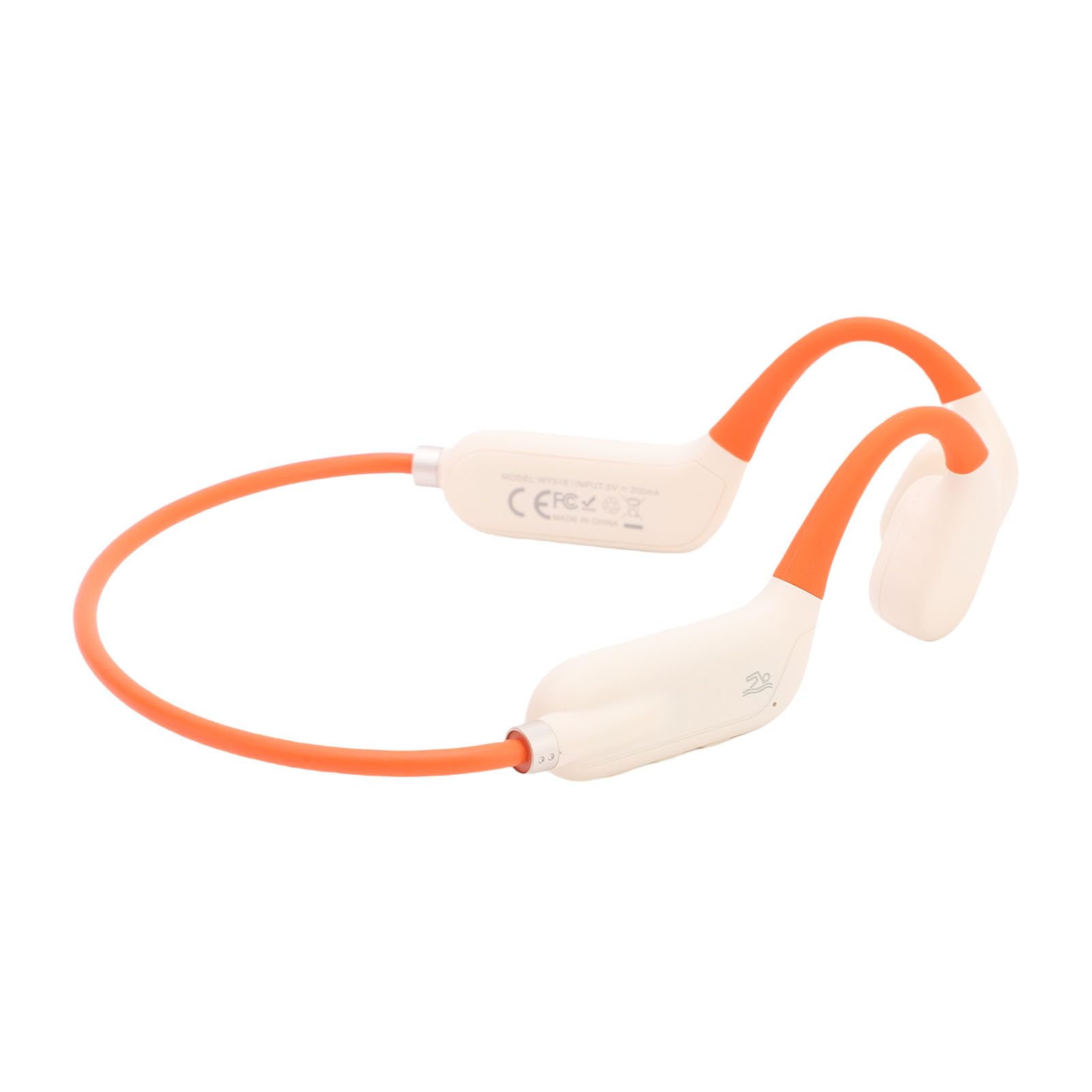 Yosoo Health Gear Cuffie a Conduzione Ossea Auricolari Wireless con Memoria da 32 GB IPX8 Orecchio Aperto BT 5.4 Cuffie con Archetto da Collo Riproduzione 8 Ore per Corsa Nuoto Ciclismo Allenamenti