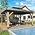 Rsyafung 13'x15' Wood Gazebo,Outdoor Hardtop Gazebo with Galvanized Steel Doule Roof, Wooden Frame Gazebos for Patio Backyard Deck
