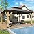 Rsyafung 13'x15' Wood Gazebo,Outdoor Hardtop Gazebo with Galvanized Steel Doule Roof, Wooden Frame Gazebos for Patio Backyard Deck