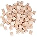 Produktbild DEOMOR 100 Stück Holz Würfel 20mm Holzwürfel Blanko Deko Holz Basteln Bastelmaterial Holz Quadrat Würfel Natur Deko zum DIY Basteln Malen DIY Handwerk Dekoration