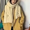 Vivixilan Kawaii Soft Winter Scarf Plush Knit Neck... #4