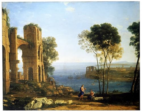Poster Claude Lorrain Vintage | Évadez-vous avec une Toile d'Art Classique