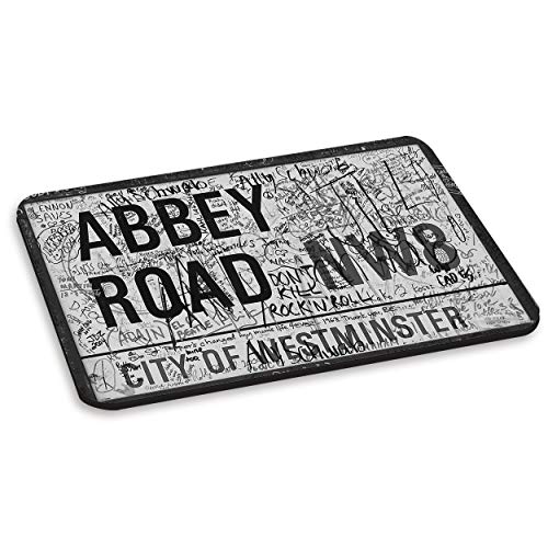 Abbey Road Signe Artiste Photo Tapis de Souris PC Ordinateur - Les Beatles, Paul McCartney, John Lennon, RIngo Starr, George Harrison Abbey Road Signe Artiste Photo Tapis de Souris PC Ordinateur