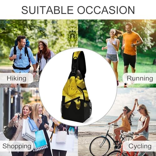 Sling Bag Crossbody Chest Bag Casual para Viaje miniatura 6