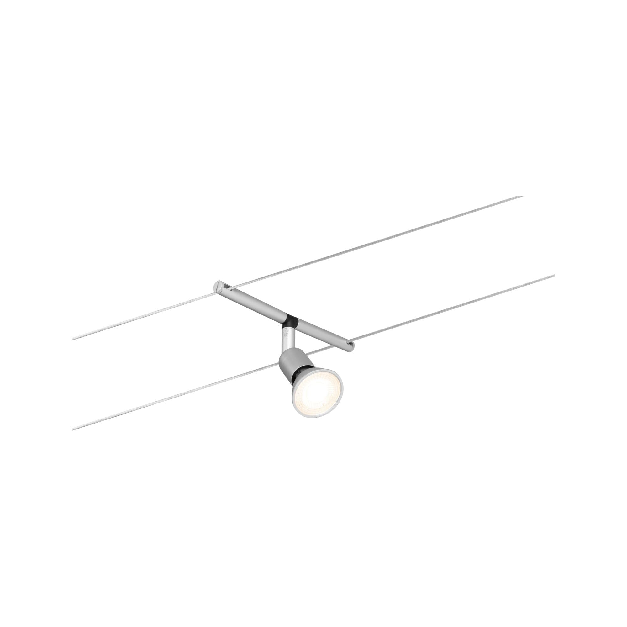 Paulmann 94145 Système de Câbles Sice Salt Set Extensible 5x10W max, Chrome Mat Système sans Ampoules