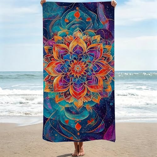 Serviette de bain grande taille drap de plage vert léger