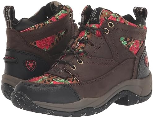 Ariat Women's Terrain Eco Boot - Java/Leopard Roses, 8.5 Medium | Image 6