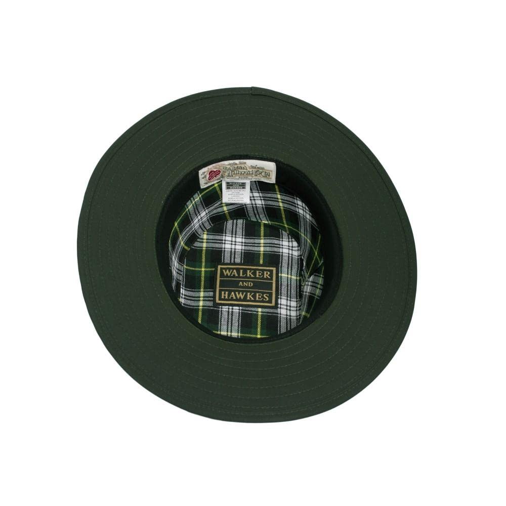 Walker and Hawkes - Belmont - Sombrero Encerado Unisex de ala Ancha