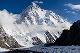K2 SNOW-CAPPED MOUNTAIN poster borders PAKISTAN & CHINA raw nature 24X36