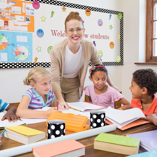 Image of 2 Roll White Bulletin Board Paper 12 x 4 ft Large Fabric Classroom Decor | 4x12 ft Fadeless Display Background, Durable for DIY Crafts Classroom Bulletin Boards, Back to School Decorating Projects