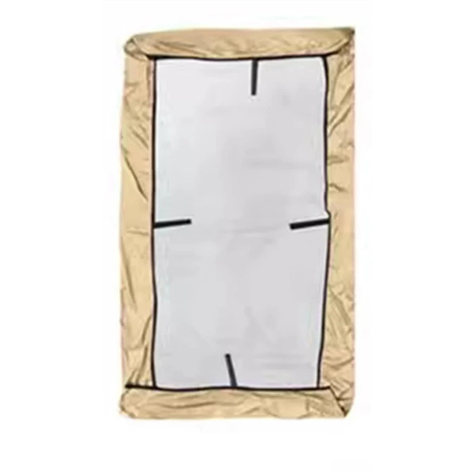 Hollywoodschaukel dachbezug Baldachin Schaukel Top Regen Abdeckung Garten Hof Outdoor Terrasse Schaukel Sitz wasserdichte Dach Baldachin Schaukel Stuhl Markise(Beige 213x122x18cm)