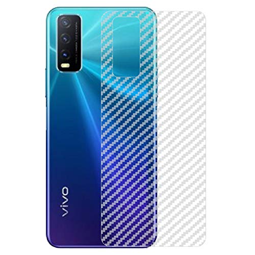 Image of Compatible with Vivo Y20S Back Screen Protective Film Carbon Fiber Skin Transparent Screen Guard Sticker