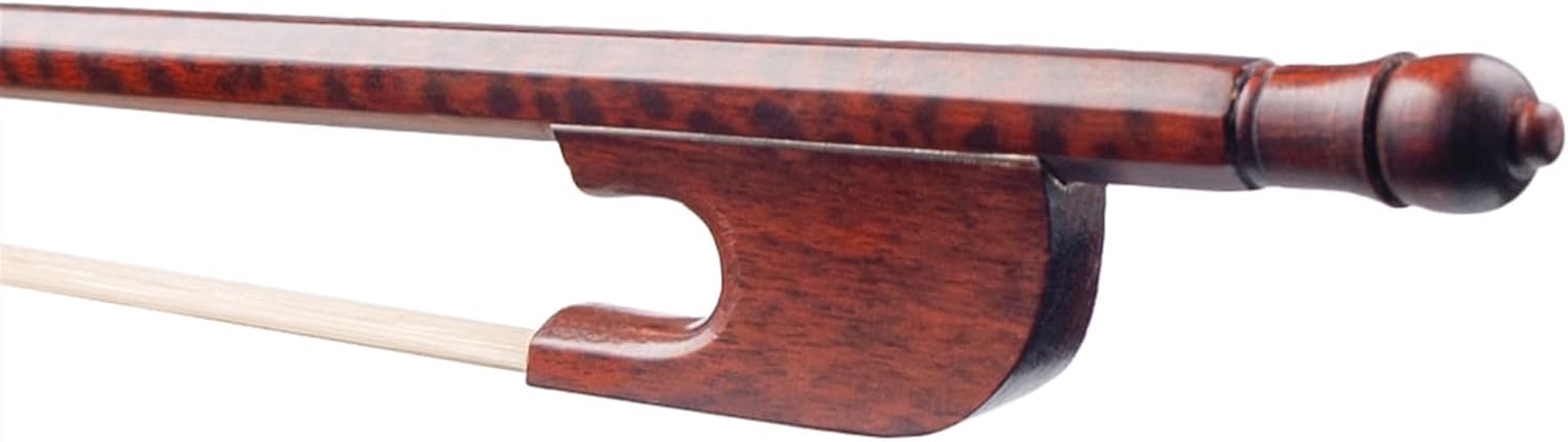 4/4サイズのバイオリンフィドル＆ヴィオラチェロオーケストラハンドメイドのヴィンテージバロックスネークウッドボウ ヴァイオリン弓 (