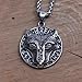 LANGHONG Retro Norse Viking Wolf Necklace For Men Stainless Steel Necklace Talisman Jewelry, Gift For Men