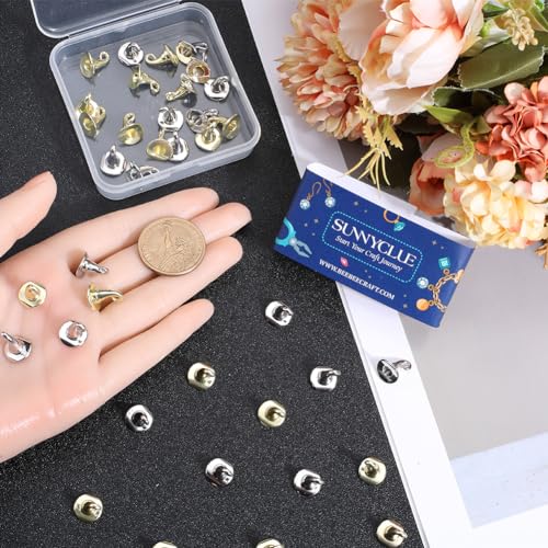 SUNNYCLUE 1 Box 40Pcs Wizard Hat Charm Hat Charms Witch Halloween Christmas Magic 3D for jewellery Making DIY Bracelets Necklace Earrings Hift Supplies - Image 3