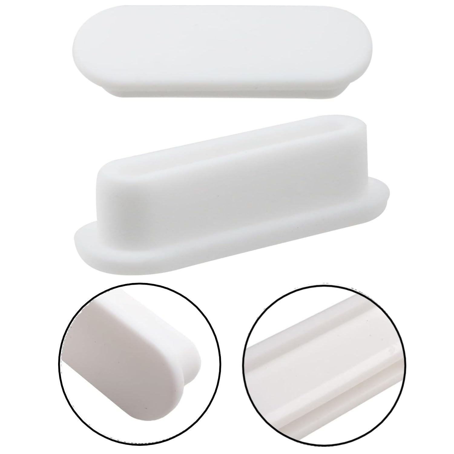 Tapa ovalada de gel de sílice para lavabo, anillo universal, tapa de desagüe para grifo, cubierta de rebosadero, orificio de repuesto para cocina y baño