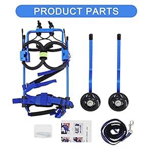 Adjustable-Dog-Wheelchair-for-Back-LegsPetDoggie-Doggy-Wheelchairs-with-Disabled-Hind-Legs-Walking-XS-Blue - Cucciolini Doodles   Adjustable-Dog-Wheelchair-for-Back-LegsPetDoggie-Doggy-Wheelchairs-with-Disabled-Hind-Legs-Walking-XS-Blue