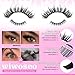wiwoseo Spikes Lash Clusters with Bottom Lash Clusters Mega Volume Lashes Clusters Eyelash Extensions Wispy Eyelash Clusters Individual Lashes Spikes Manga Cluster Lashes with Spikes (5-21MM)